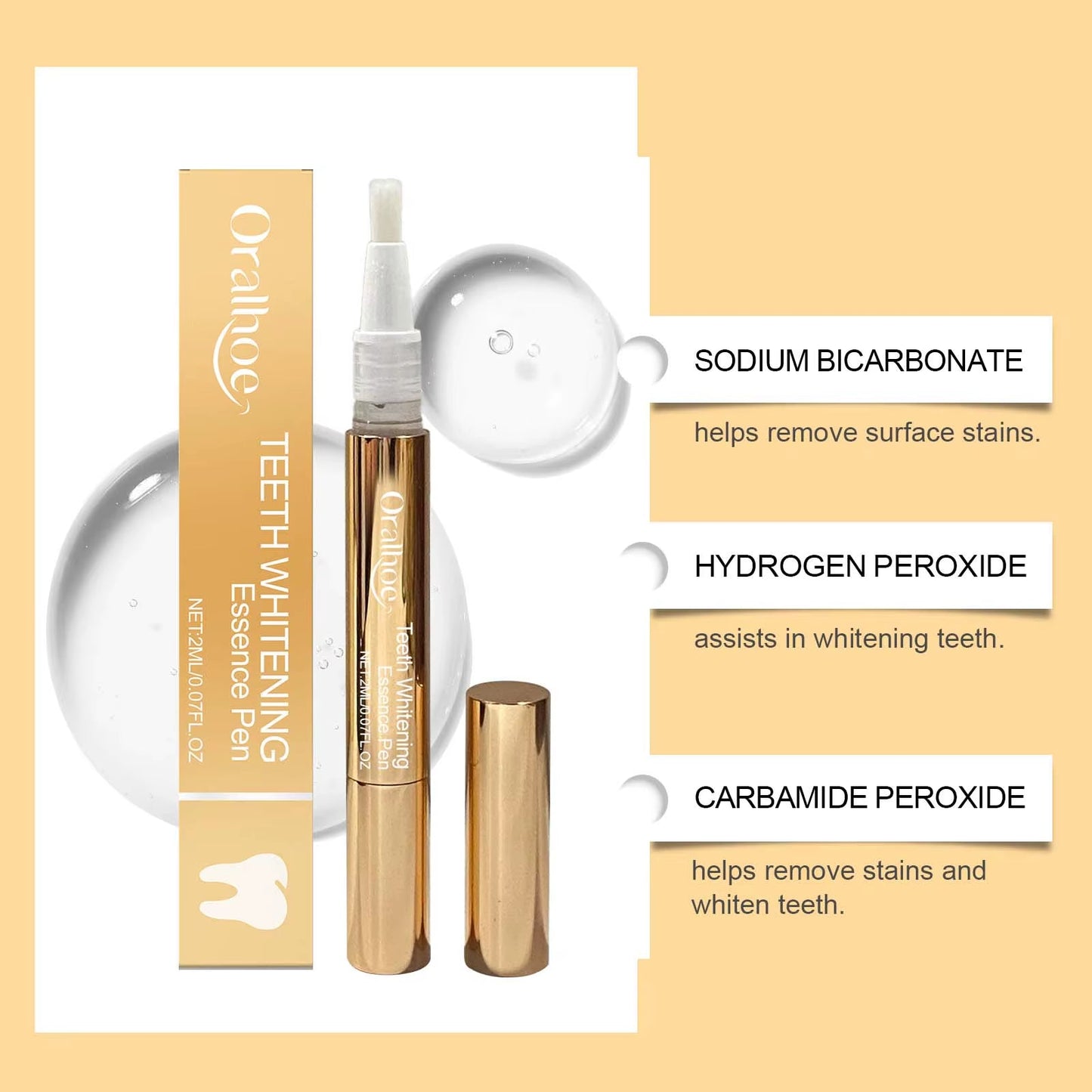 Bolígrafo blanqueador de dientes